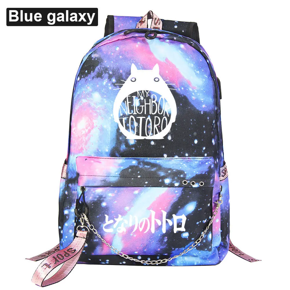 Милые студенческие рюкзаки большого объема с мультяшным принтом аниме милая