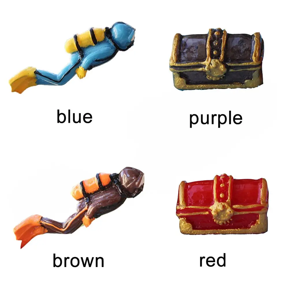 Креативная модель подводного ландшафта для дайвера фигурки аквариума