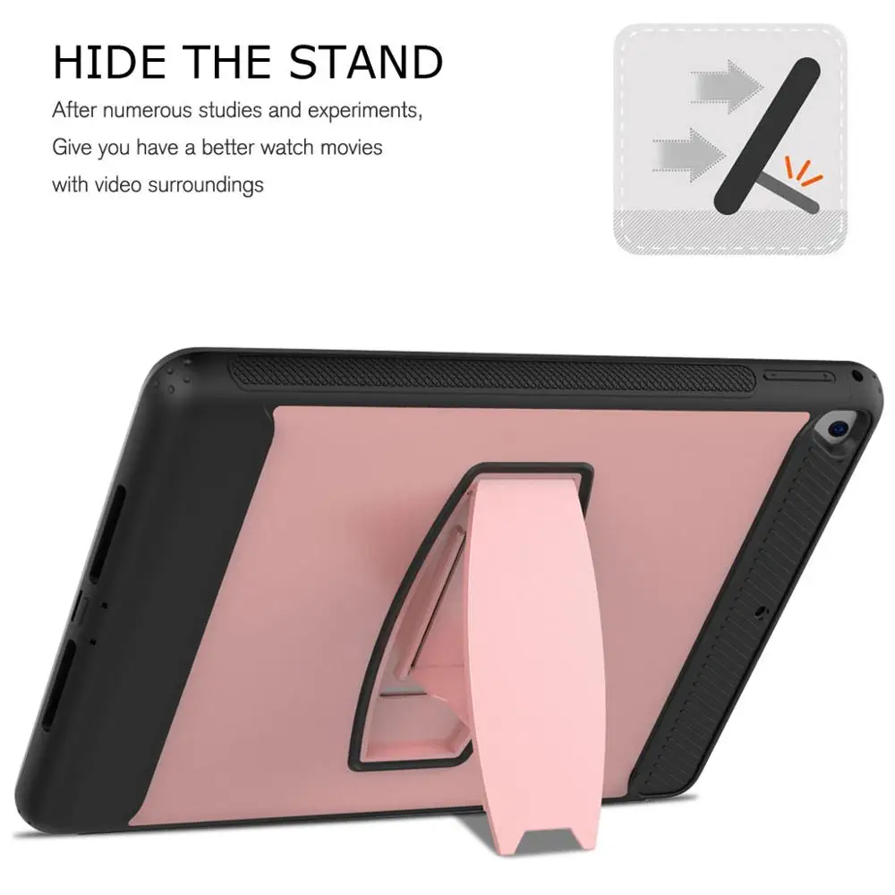 Чехол для iPad 9 7 2018 2017 6-го 5-го поколения ударопрочный Прочный чехол-подставка с