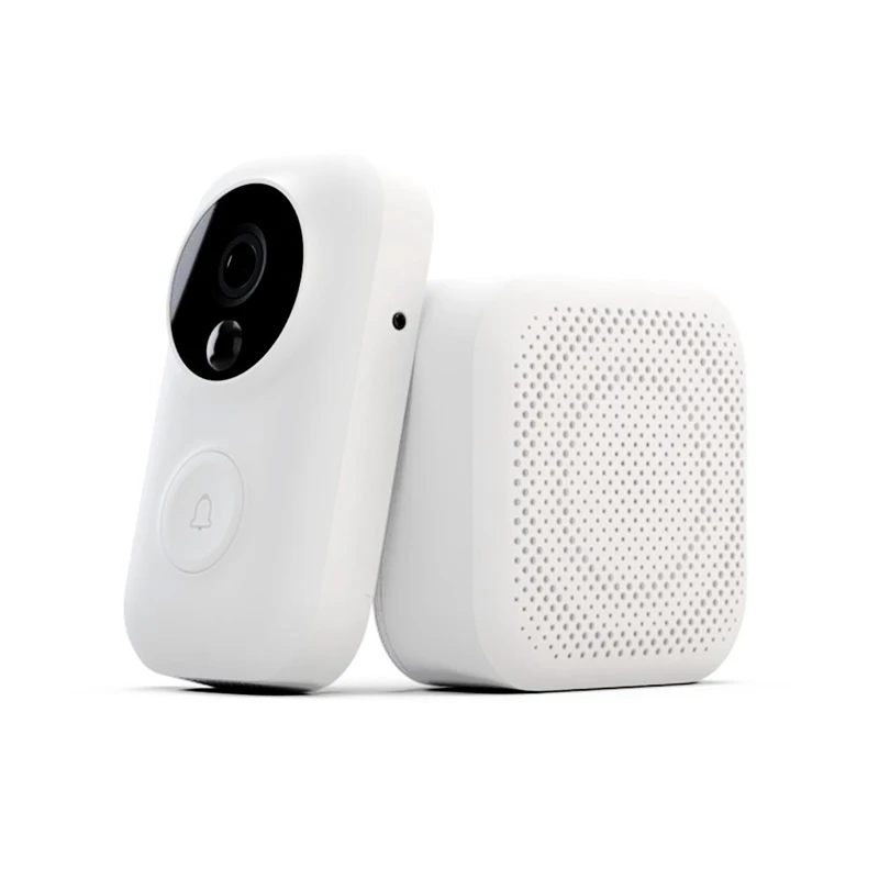 Xiao mi Zero AI распознавание лица 720P ночное видение видео набор дверных звонков mi Smart Home APP Обнаружение движения длительное время ожидания US Plug