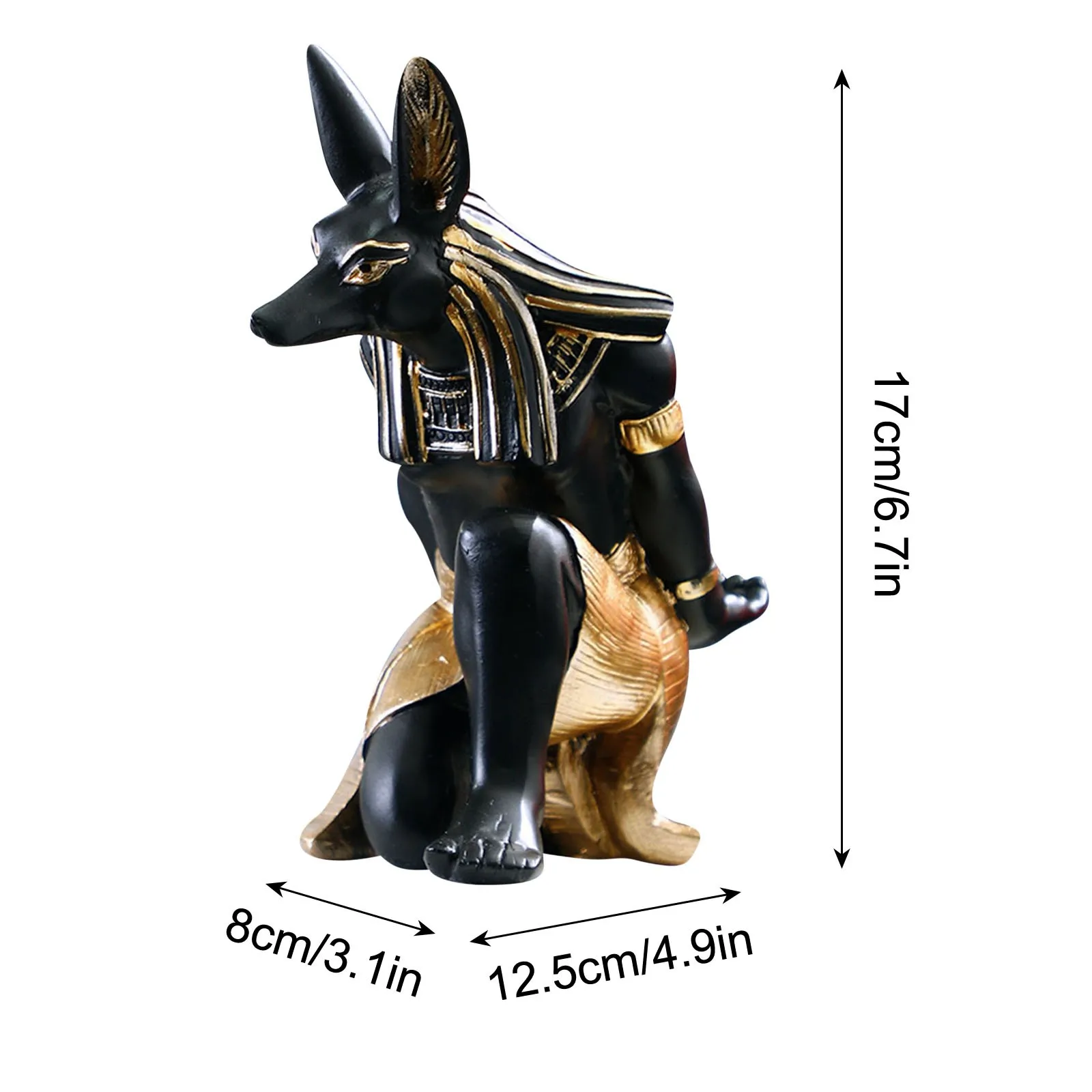 Полимерные статуэтки Anubis God для вина современные в виде египетской собаки