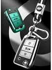 Чехол для автомобильных ключей, чехол для Volkswagen VW Polo Golf 7 MK7 Tiguan passat Skoda Octavia Kodiaq Karoq для Seat Ateca Leon