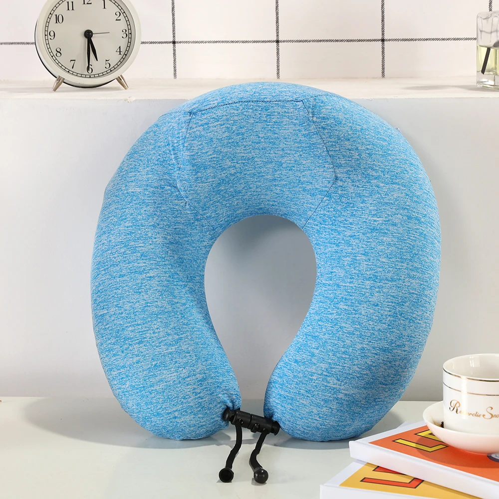 

U Shaped Memory Foam Pillow Support Cushion Neck Pillows Headrest Travel Airplane Comfortable Accessories Pillows For Sleep