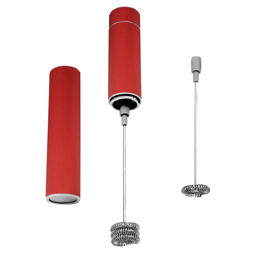 

Baoblaze Egg Milk Frother With 2 Spring Whisk Heads Powerful Electric Mixer