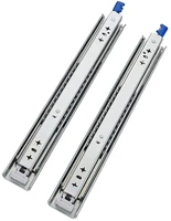 jachor three fold slide rail drawer slides with lock bearing full extension heavy duty accesorios armario interior runners