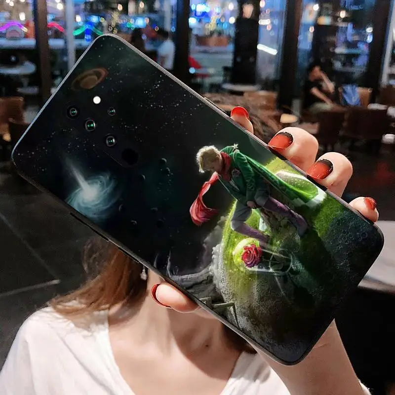 Dabieshu в стиле Маленький принц и лиса мягкий черный чехол для телефона Redmi Note 9 8 8T 8A 7