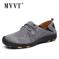 mvvt comfort casual sneakers men shoes outdoor suede leather shoes men loafers genuine leather walking sapato masculino