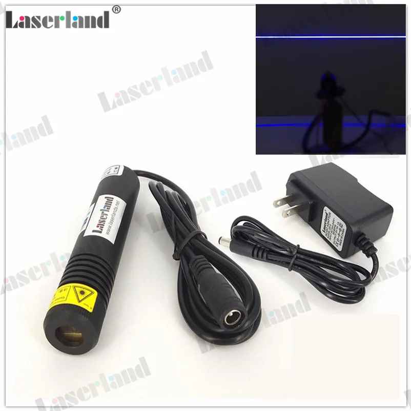 Синий лазерный диодный модуль 450 нм 80 мВт точечный линейный проектор для резки