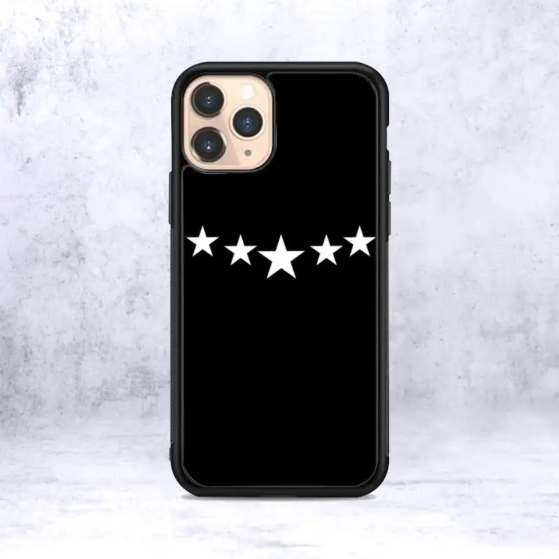 

five-pointed star 4 Phone Case for iPhone 12 mini 11 pro XS Max X XR 6 7 8 plus SE20 High quality TPU silicon cover