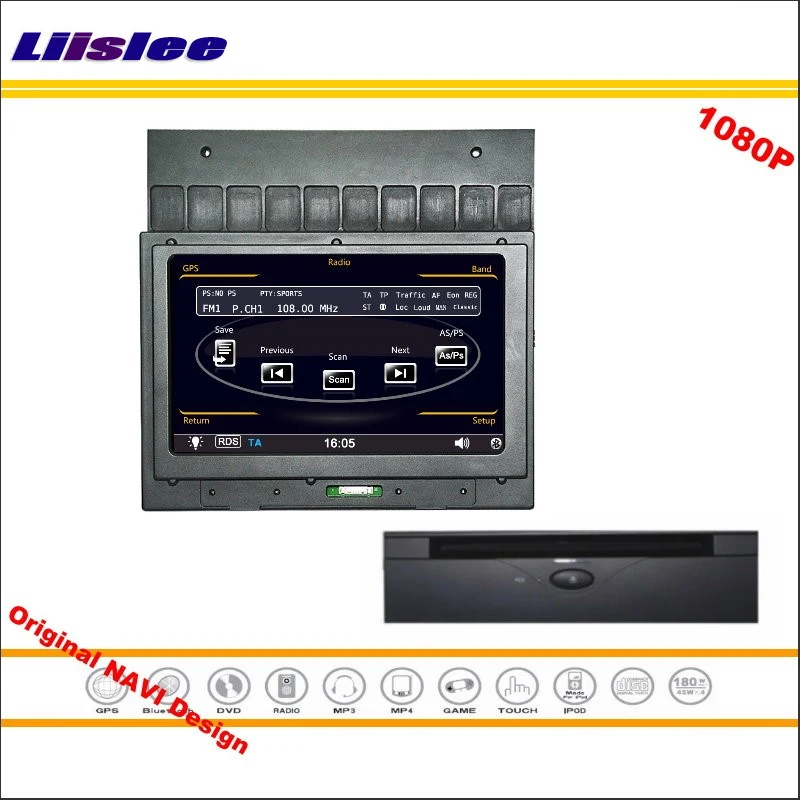 

For Land Rover 2005~2009 Radio CD DVD Player GPS Navigation 1080P HD Screen System Original NAVI Design