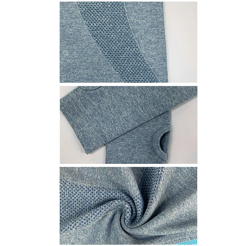 Энергетическая бесшовная спортивная куртка для бега Женская толстовка с