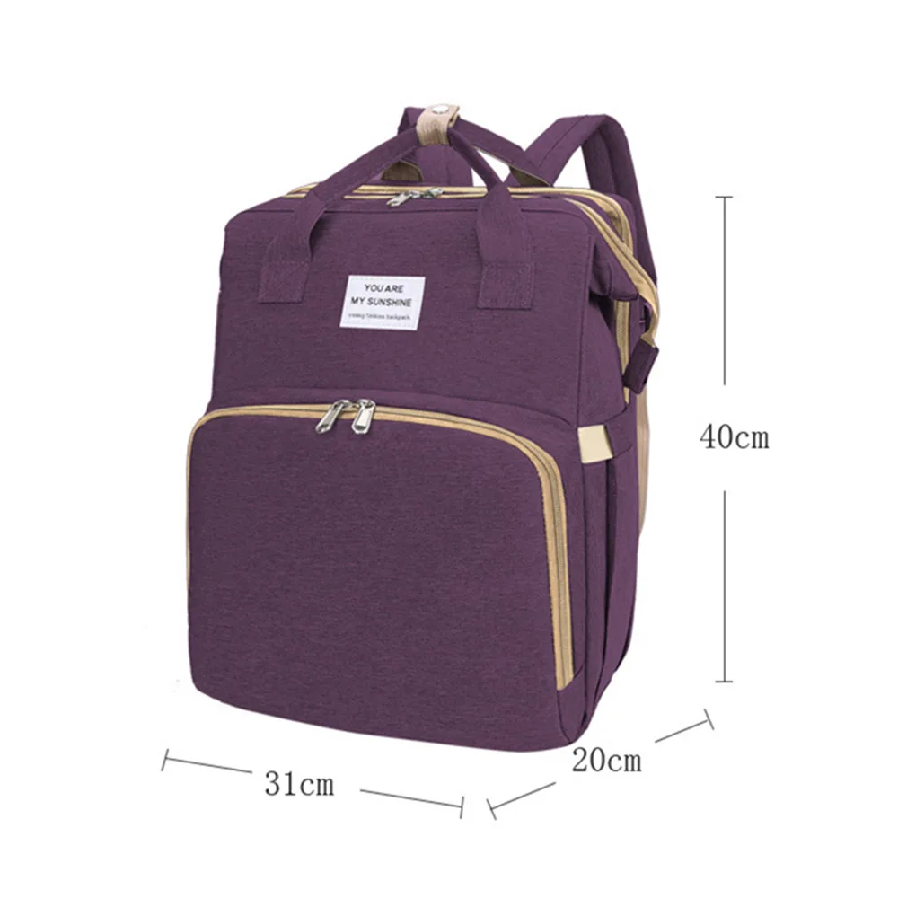 

Bag For Baby New portable foldable crib Mommy bag multi-function portable large capacity leisure backpack for mother and baby