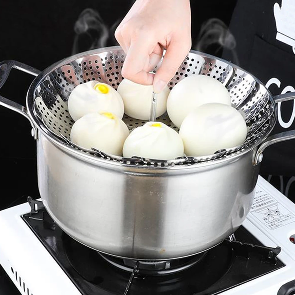 Выдвижная кухонная корзина для слива фруктов и овощей из нержавеющей стали