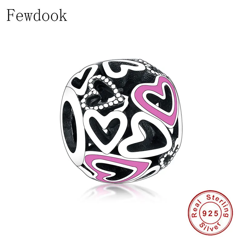 100% Аутентичные 925 Серебряные Theo Тедди бусина медведь подходят оригинальные