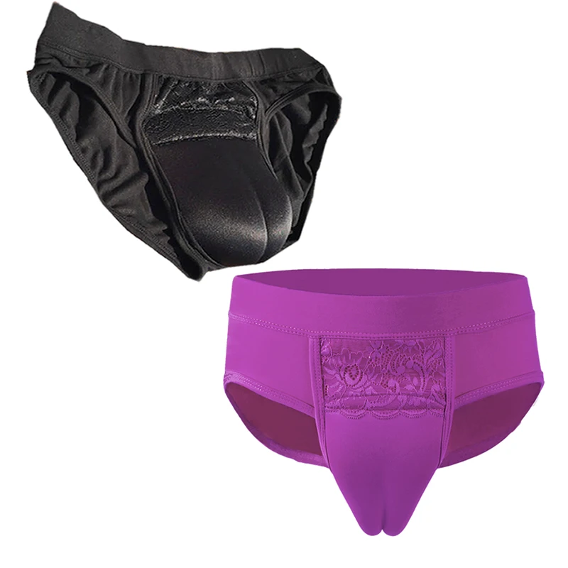 Трусы с подкладкой GAFF нижнее белье женские трусики трансвестита верблюжьим