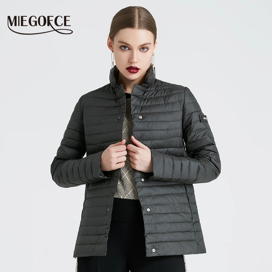 MIEGOFCE 2019 Новая Весенний Осенний Коллекция Курток Стильное Ветрозащитное Женское