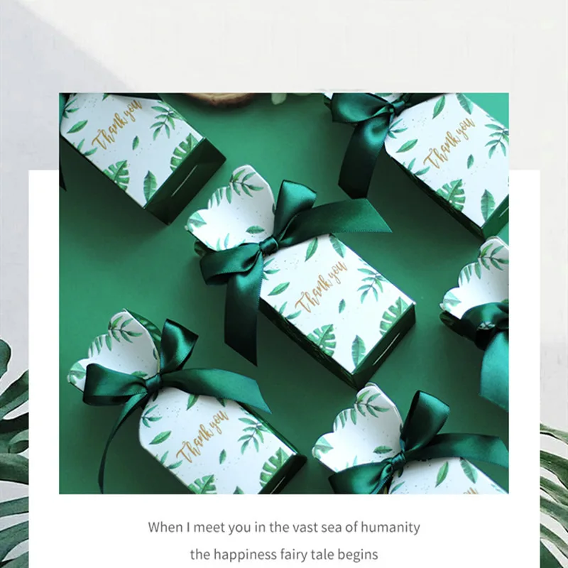 Детские подарки мальчик зеленые коробки украшения мешок шоколадные конфеты