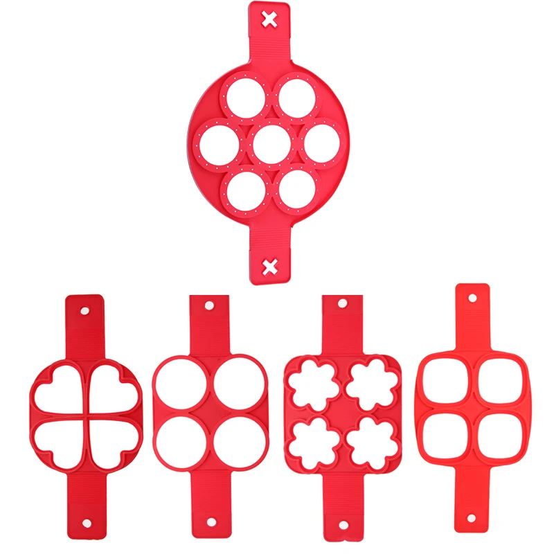 Силиконовые 4 отверстия для изготовления блинов выпечки детские