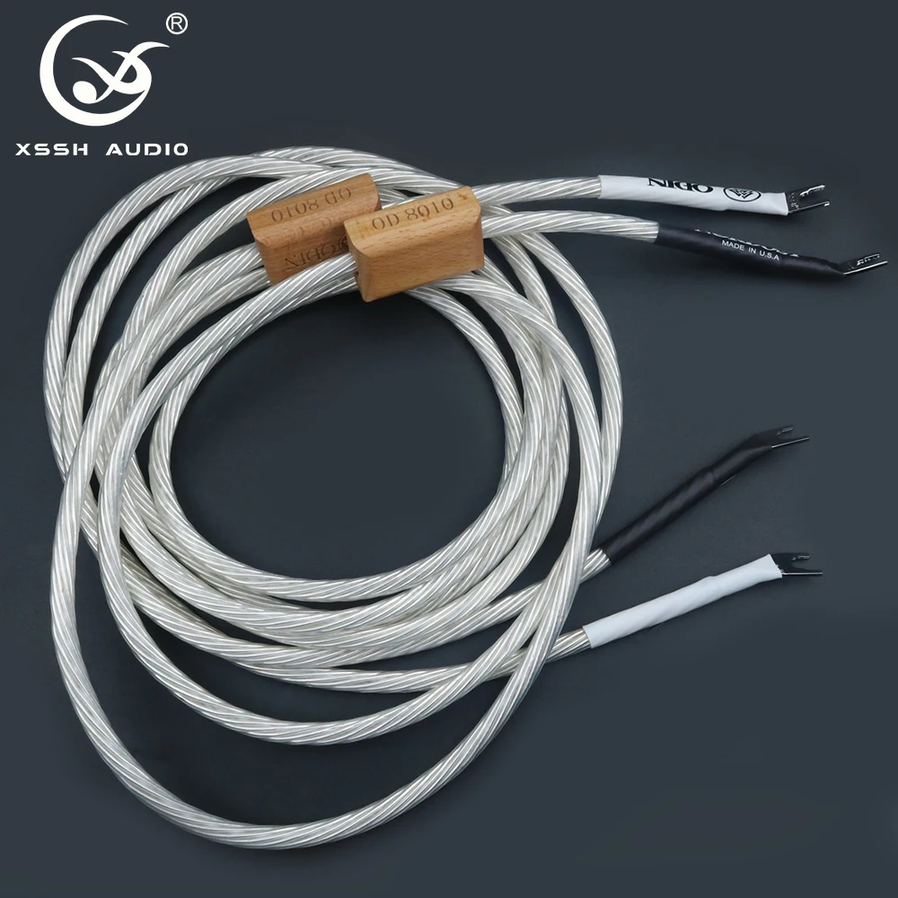 Кабель-перемычка Spade/Spade штекер типа банан кабель для динамика XSSH audio нордост один