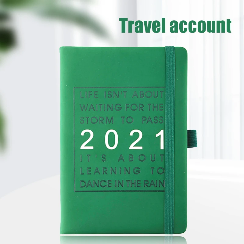 

2021 Academic Daily Planner Monthly and Weekly Dated Calendar Organizer Book A5 Thicker Paper 400 Pages Notebook School Supplies