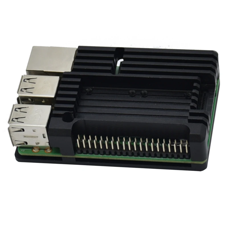 Новинка! Raspberry Cnc алюминиевый сплав бронированный чехол с охлаждающим радиатором