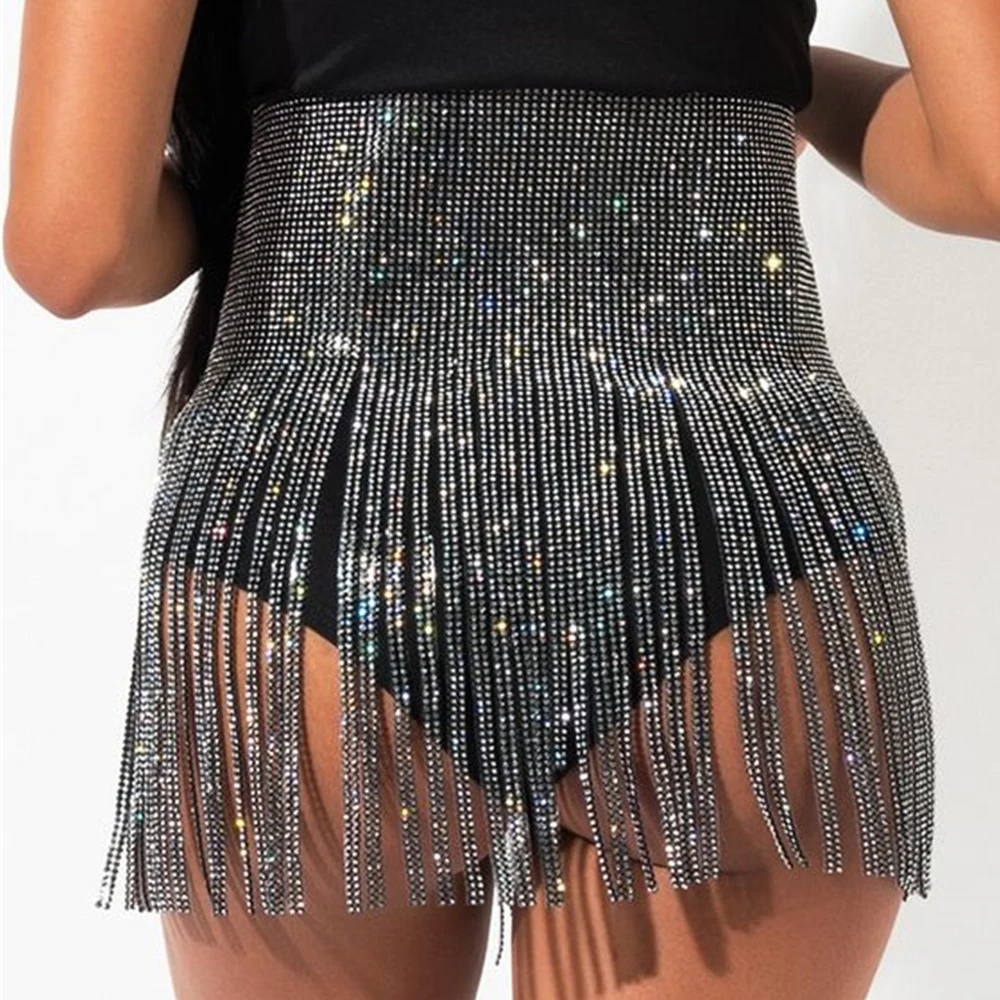 Цепочка для тела с металлическими кисточками роскошная цепочка на талию