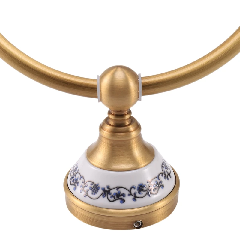 

Antique Copper Bathroom Accessories,Bathroom Towel Holder,Round Towel Ring,Towel Rack,Wall Hanging Towel Ring