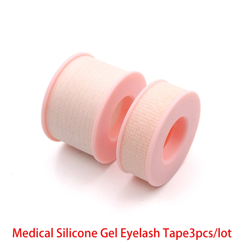 

3pcs Non-woven tape breathable grafted eyelash Lint Free comfortable sensitive resistant eye pad Eyelash extension tools