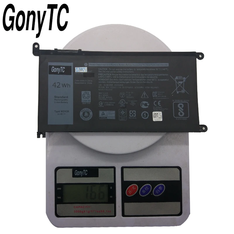 Аккумулятор WDX0R 42Wh для Dell Inspiron 15 7560 5538 5567 5568 7000 P61F Ins14 7460 D1525G WDXOR T2JX4 3CRH3 11 4