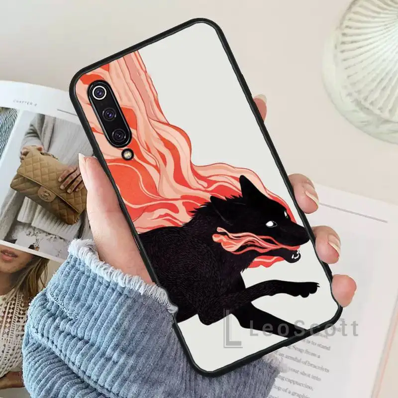 

Animal art tiger lion wolf Phone Cases For Xiaomi Redmi 7 9t 9se k20 mi8 max3 lite 9 note 8 9s 10 pro