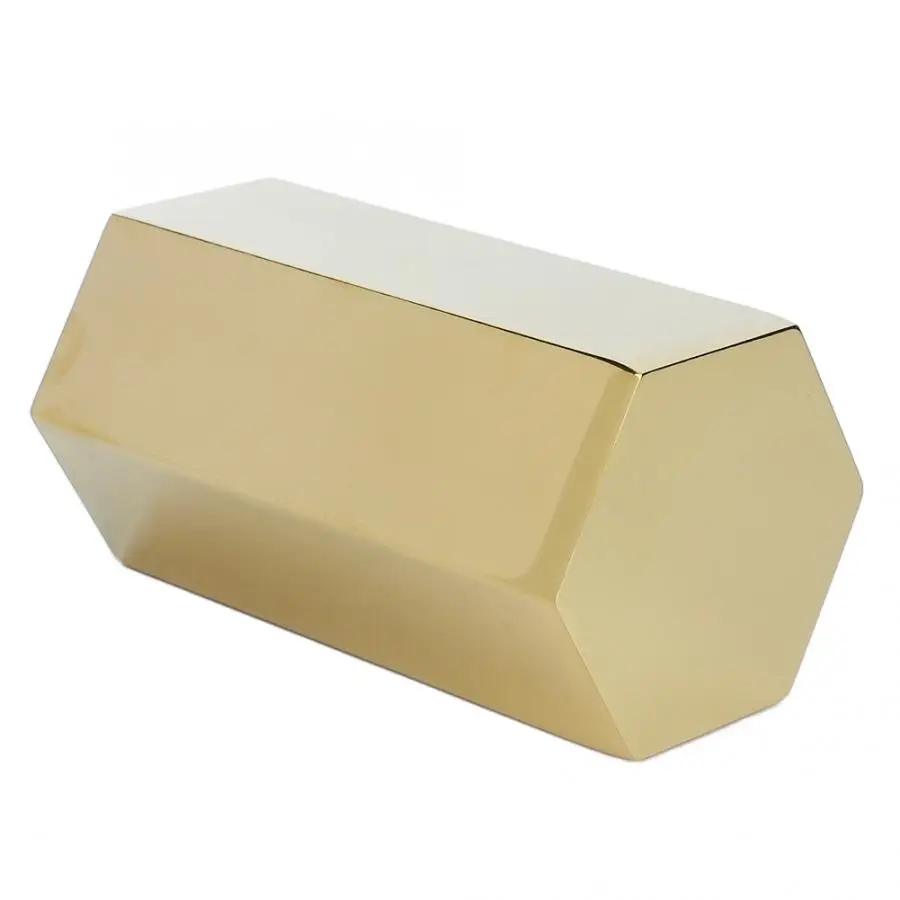 Six-sided Multi-function Pen Holder Stainless Steel Flower Vase Desktop Brush Container |