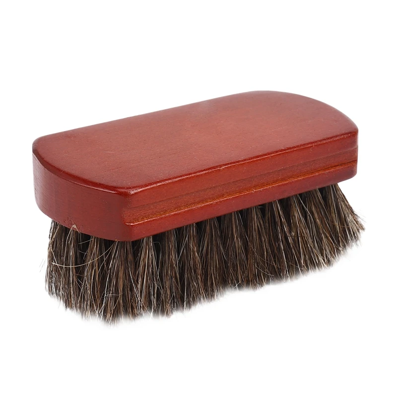 

Wood Handle Natural Horse Hair Mustache Beard Brush Facial Beard Cleaning Men's Shaving Brush Barber Salon Appliance Tools