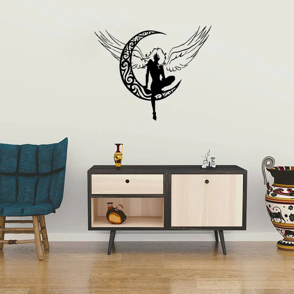 

Creativity angel wings girl Wall sticker waterproof Wall Decal motorcycle window stickers Vinyl Art mural DW4746