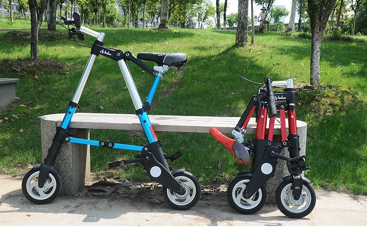 xпередний Abike унисекс 8 дюймов колеса мини Сверхлегкий складной велосипед метро транспорт дорожный велосипед Спорт на открытом воздухе bicicleta