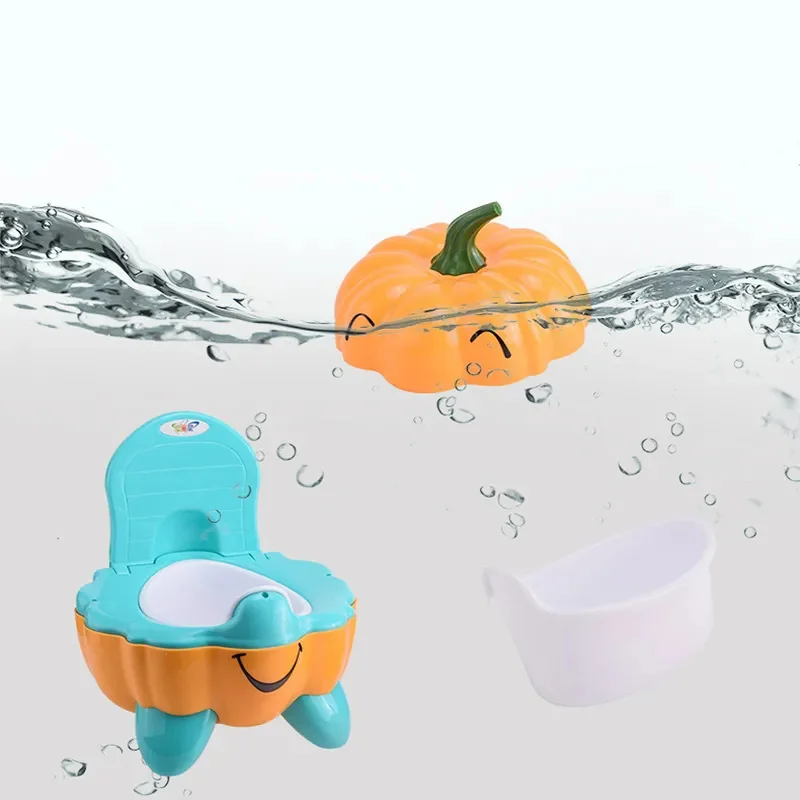 vender Bebê Dos Desenhos Animados Potty Toalete Assento Abóbora Pote De Plástico Portátil Carro Potty Cadeira Treinamento Pan Toalete Urinol Crianças Toalete