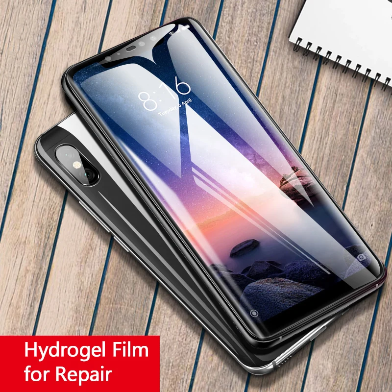 Для Xiaomi Mi 9 8 SE Lite 6 Mix 3 Max Мягкая Гидрогелевая пленка 5D полная Защита экрана для Redmi