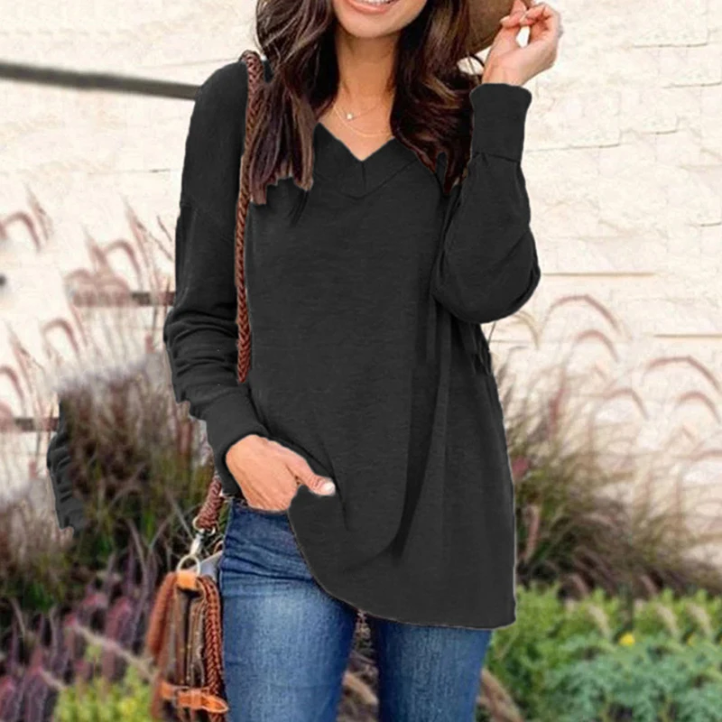 Женские повседневные свободные футболки модные однотонные элегантные с