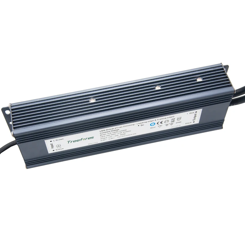 Водонепроницаемый светодиодный драйвер Triac с регулируемой яркостью IP66 80 Вт 100 120