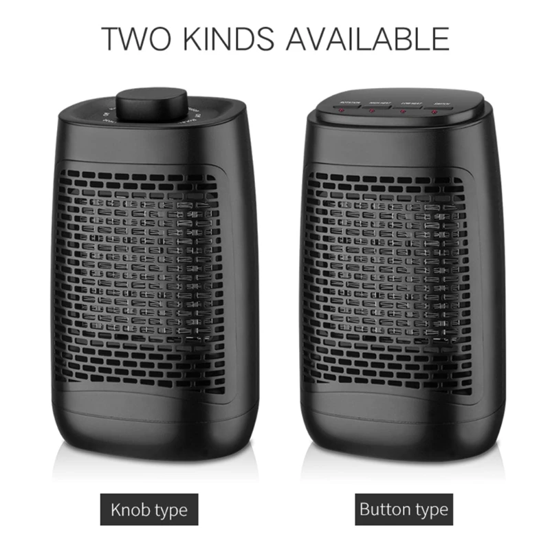 

Portable Electric Space Heater 1200W 750W 4.5W PTC Ceramic Heaters with Thermostat Fast Heating Safe Quiet for Office Room 19QE