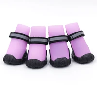 silicone shoes for dogs rain shoes anti slip waterproof sports soft small dogs bichon teddy chihuahua puppy rain rubber boots