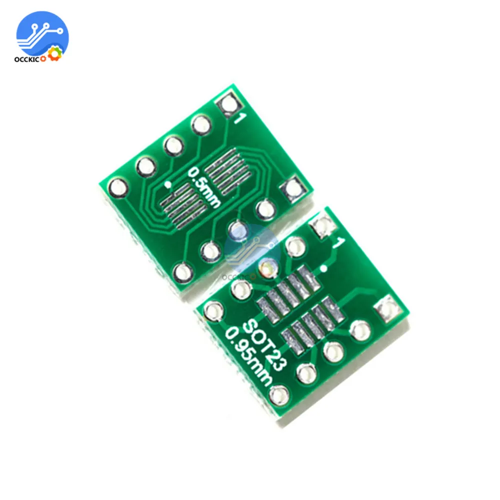 IC SOT23 SSOP10 MSOP10 UMAX до 0 5/0 95 мм DIP адаптер преобразователь платы PCB 10 шт. | Электроника