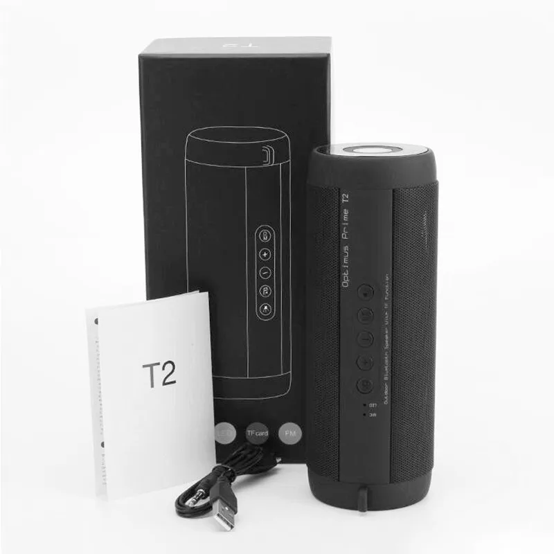 Беспроводной Bluetooth динамик Finlemho T2 стерео USB для улицы портативный громкий с
