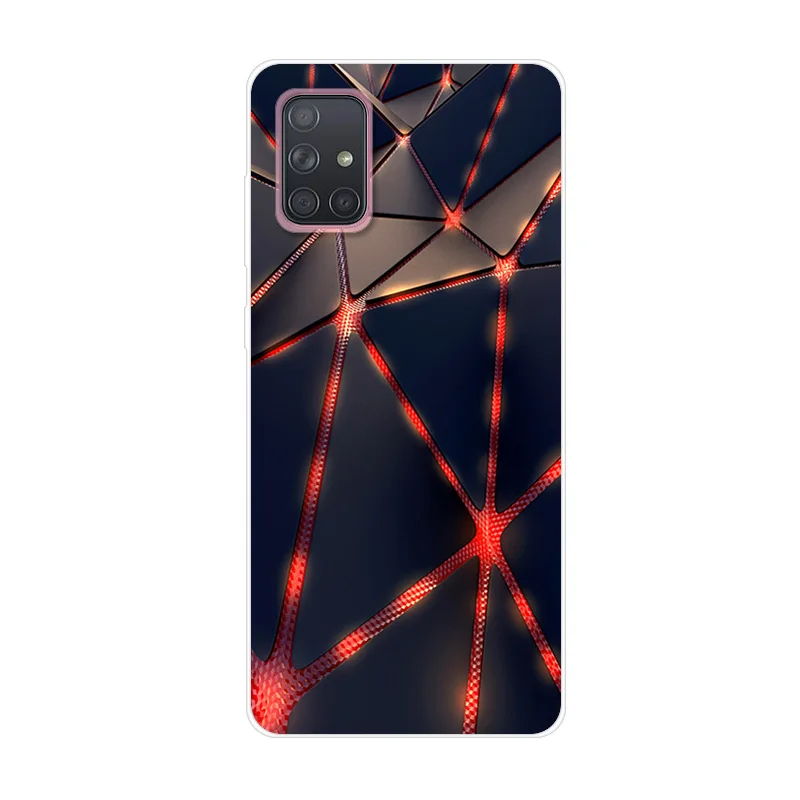 For Samsung A71 A52s A51 Case Clear TPU Silicone Soft Phone Cover Case For Samsung Galaxy A71 A52s 5G A51 Back Cover Case Funda