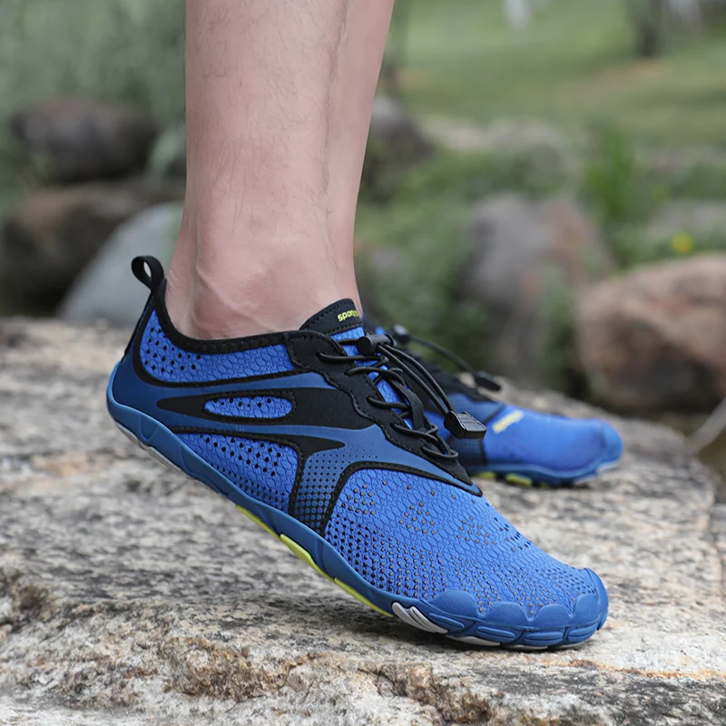 Summer Barefoot Aqua Water Shoes New Beach Shoes Women Upstream Shoes For Men Wading Shoes Outdoor Swimming Gym Fishing Footwear