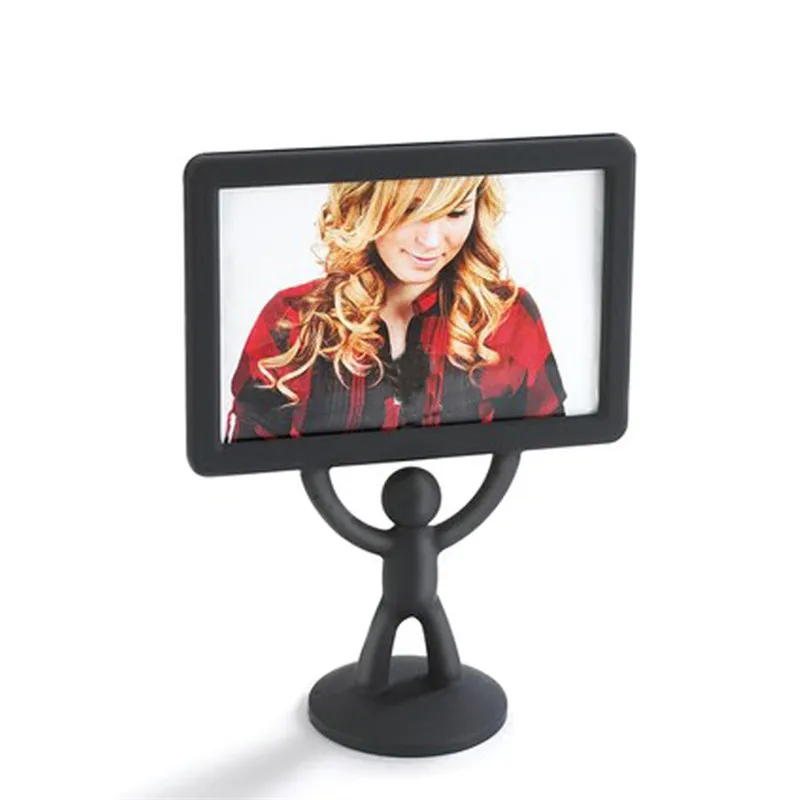 6 дюймов Оригинальная Фоторамка черный пластиковый постер стойка для дисплея