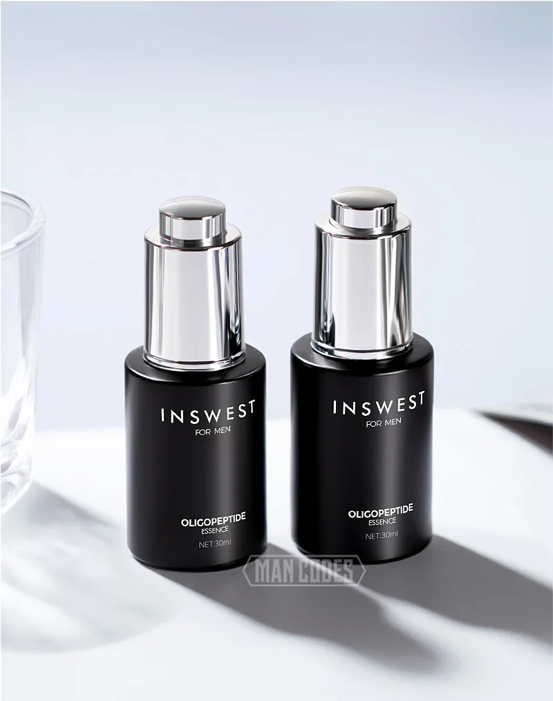INSWEST 30 мл Для мужчин Oligopeptide лечение акне Сыворотка для лечения акне увлажняющий лосьон восстановление и отбеливание экстракт для лица Уход за кожей