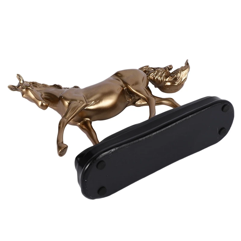 Домашний декор медные украшения из смолы в виде лошадей искусственные поделки