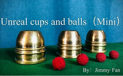 

2020 Unreal Cups And Balls By Jimmy Fan- Magic Tricks