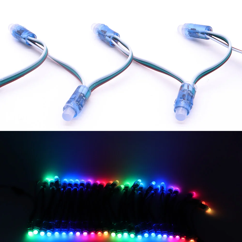 DC5V WS2811 IC пикселей RGB светодиодный модуль Пиксели строка светильник s цифровые