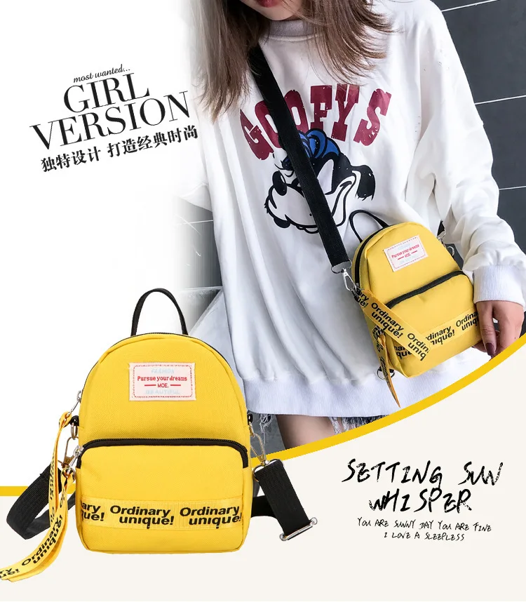 Сумки через плечо для женщин нейлоновый повседневный уличный мягкий